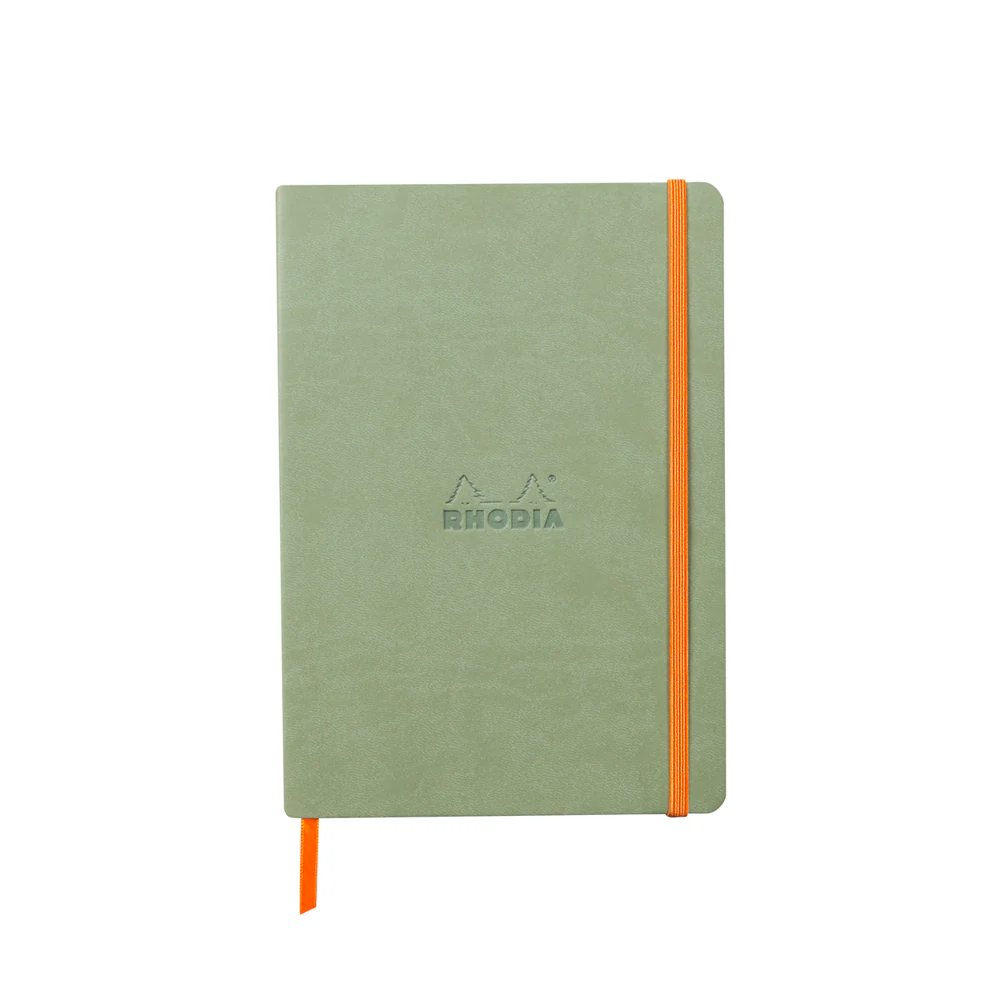 Rhodia Rhodiarama Notebook Soft Cover A5 Ruled Celadon Green