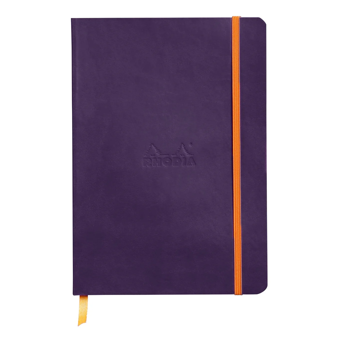 Rhodia Rhodiarama Notebook Soft Cover A5 Ruled Eggplant Purple
