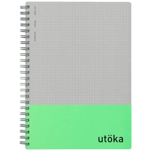 Maruman Utoka Spiral Grid Notebook A5 Green