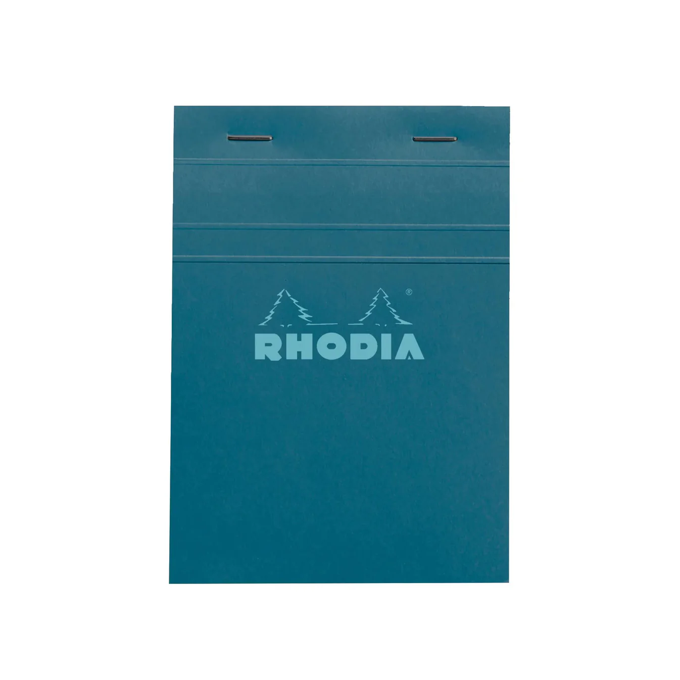 Rhodia No. 13 Top Stapled Notepad A6 5 x 5 Grid Peacock