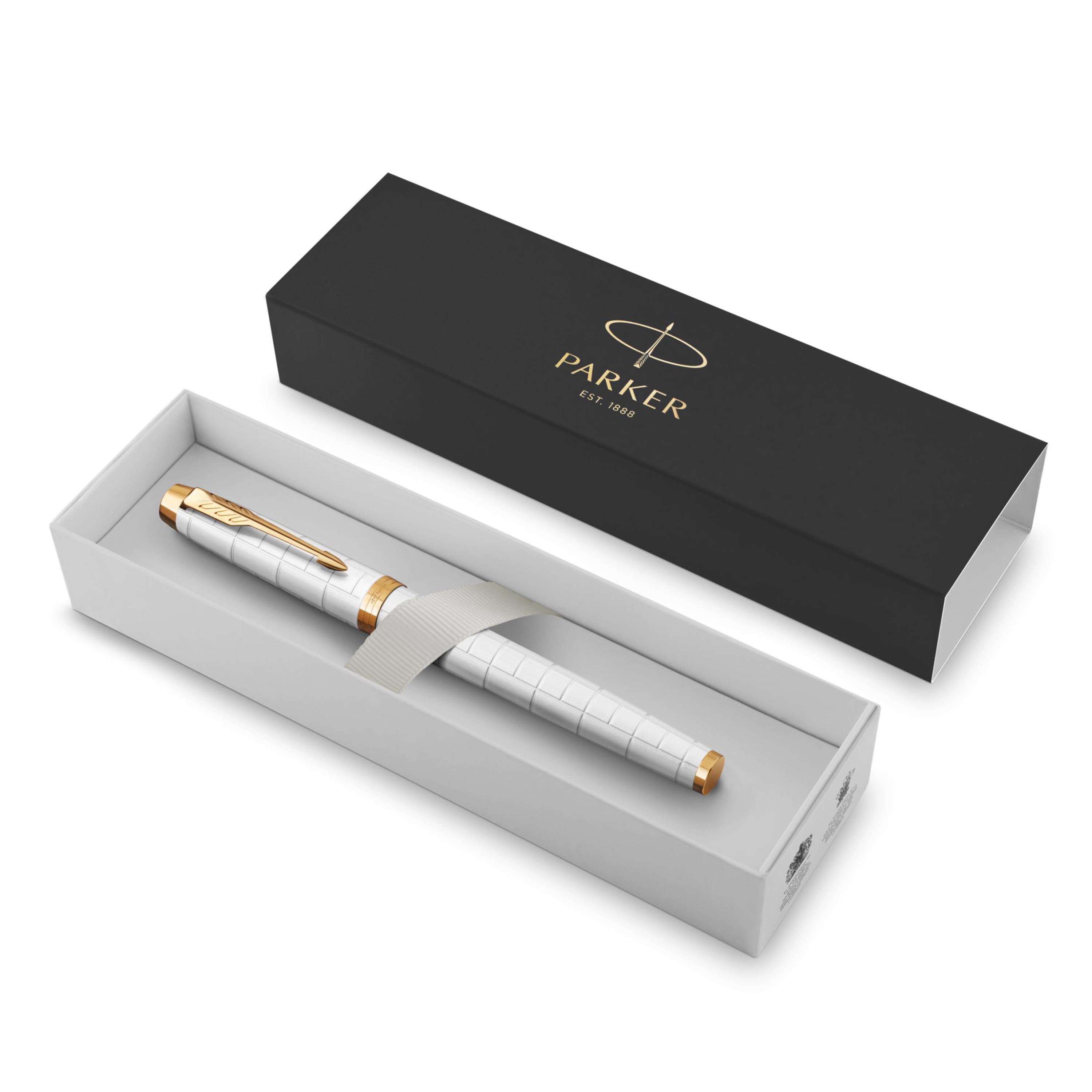 Parker IM Premium Pearl Gold Trim Fountain Pen
