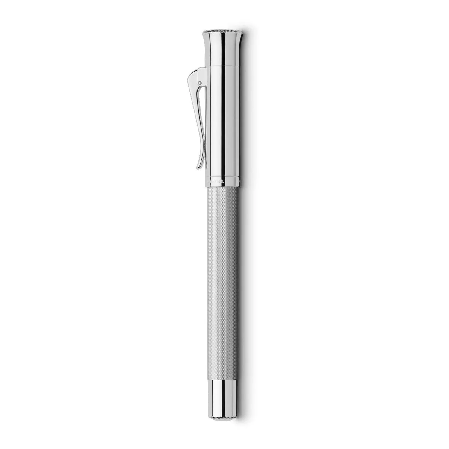 Graf von Faber Castell Guilloche Rhodium Fountain Pen - Pencraft the boutique