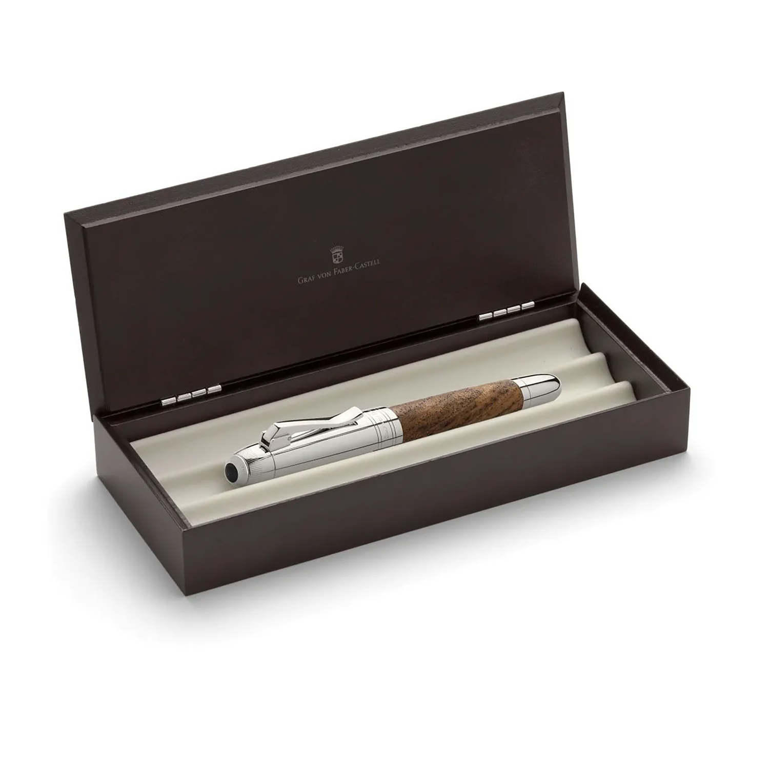Graf von Faber Castell Magnum Walnut Fountain Pen - Pencraft the boutique