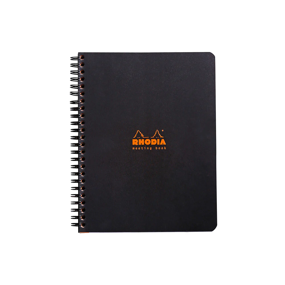 Rhodia Meeting Book Wirebound A5 Black