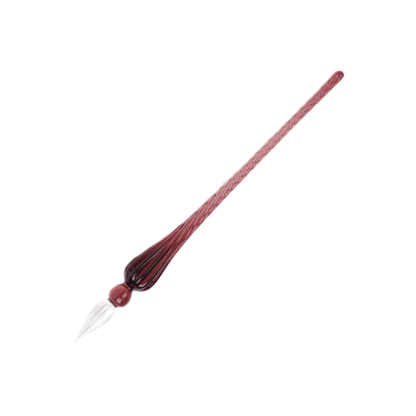 J Herbin Round Glass Pen Violet