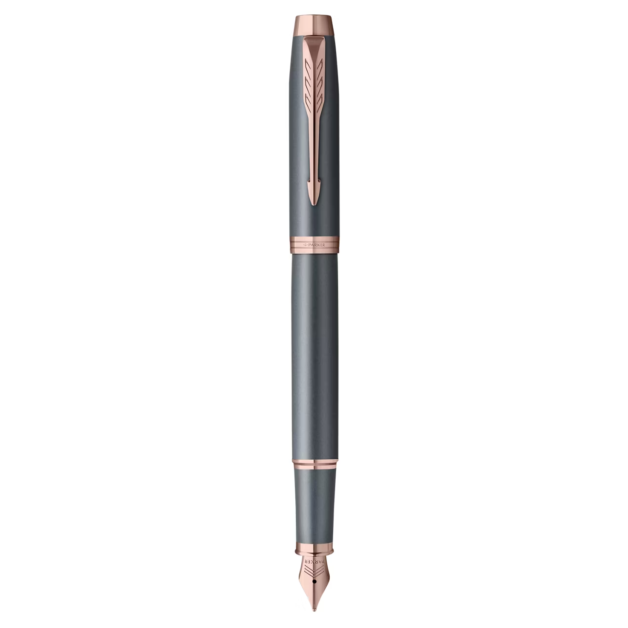 Parker IM Slate Pink Gold Trim Fountain Pen