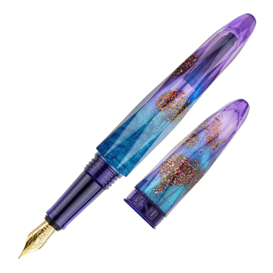 BENU Briolette Amethyst Tide Fountain Pen