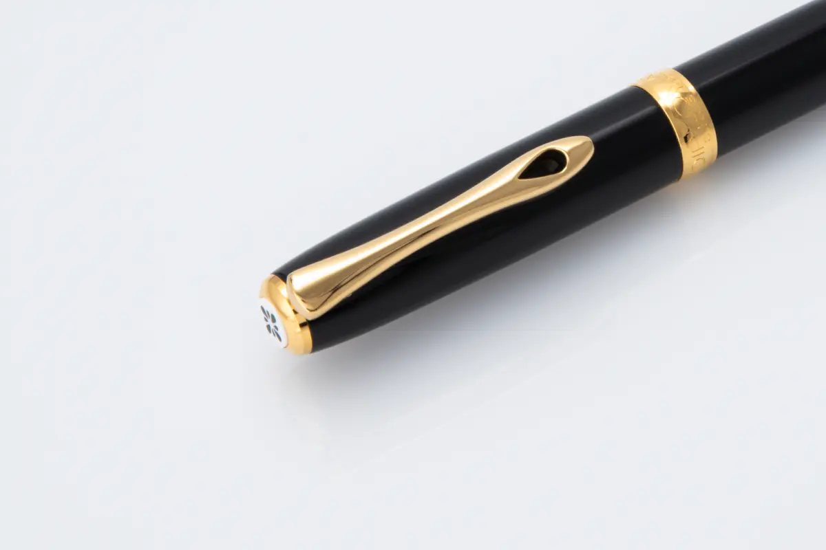 Diplomat Excellence A2 Black Lacquered Gold Ballpoint - Pencraft the boutique