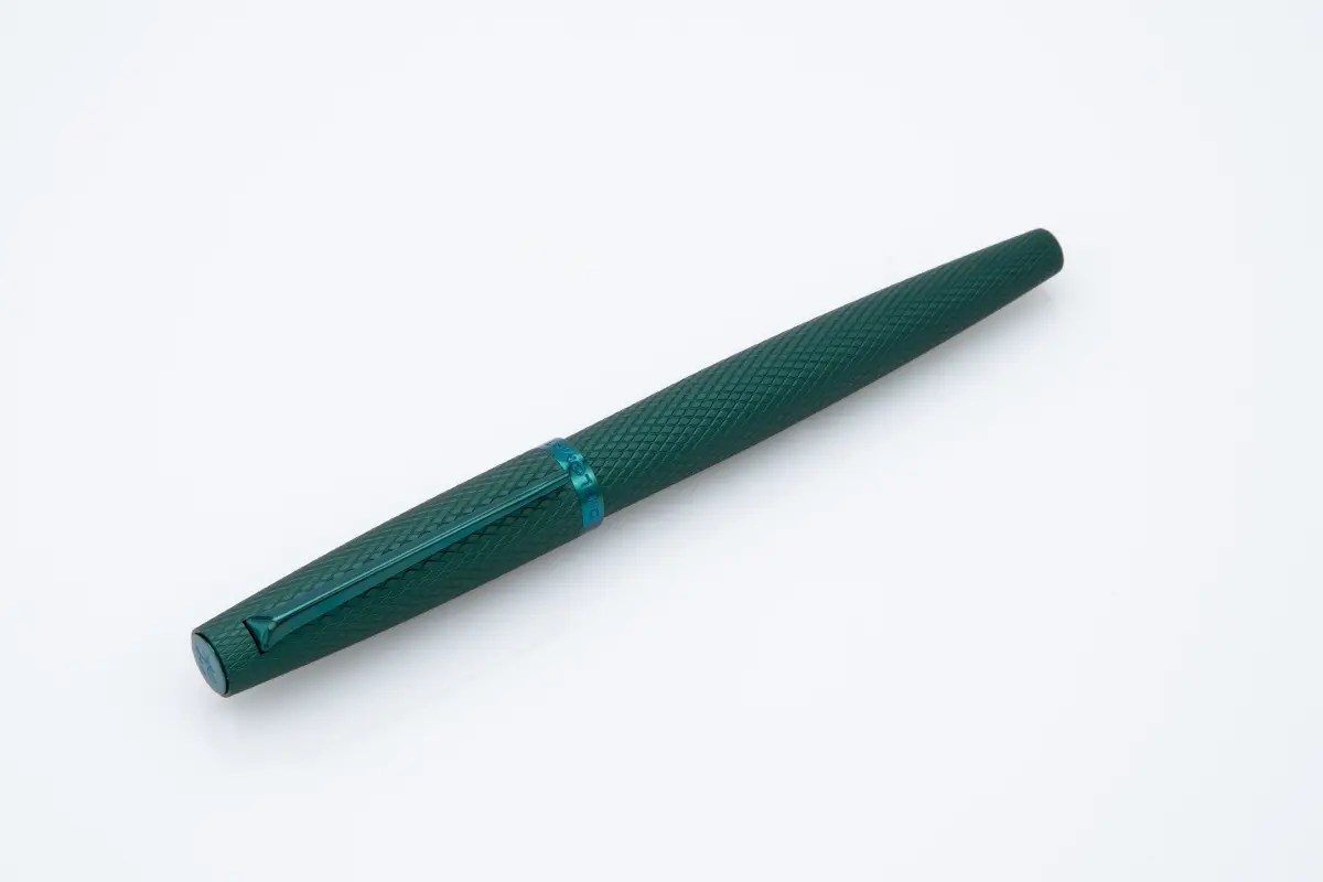 Diplomat Viper Green Guilloche Rollerball