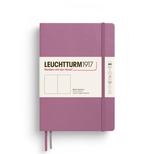 Leuchtturm1917 Notebook Medium Plain (A5) Dusty Rose