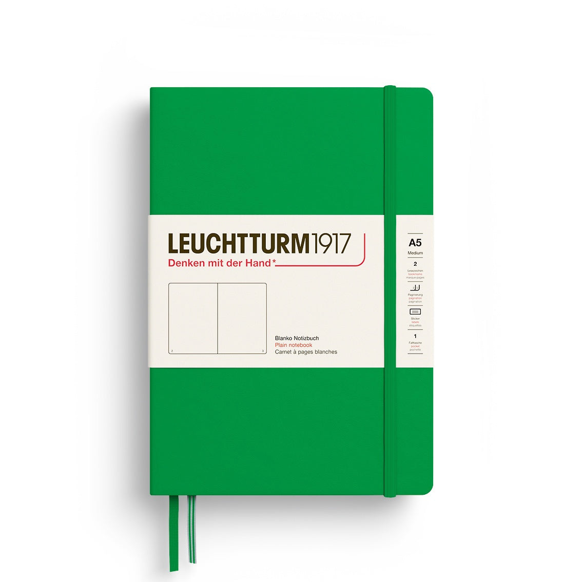 Leuchtturm1917 Notebook Softcover Medium (A5) Plain Spring Leaf