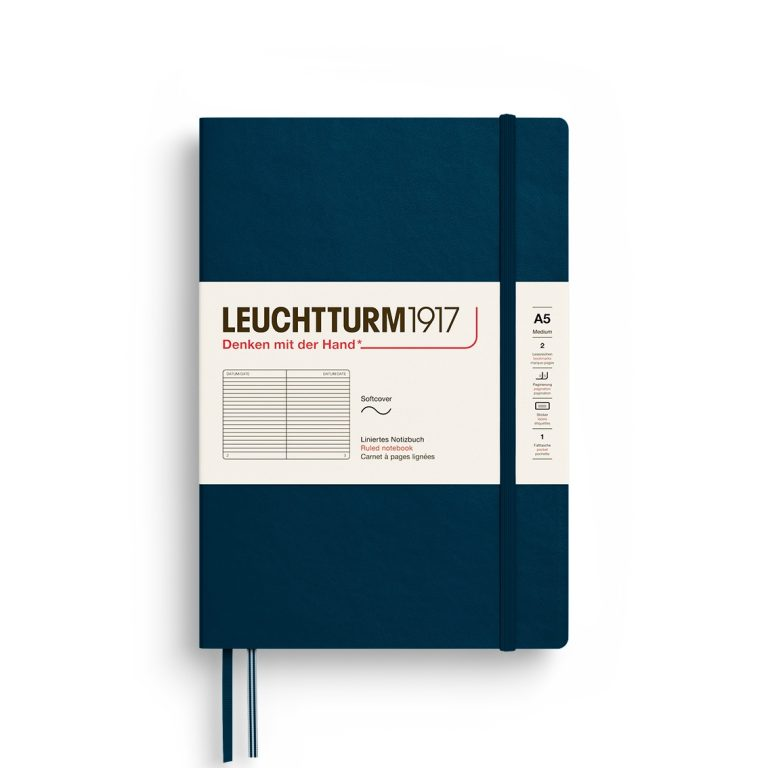 Leuchtturm1917 Notebook Medium (A5) Ruled Deep Sea
