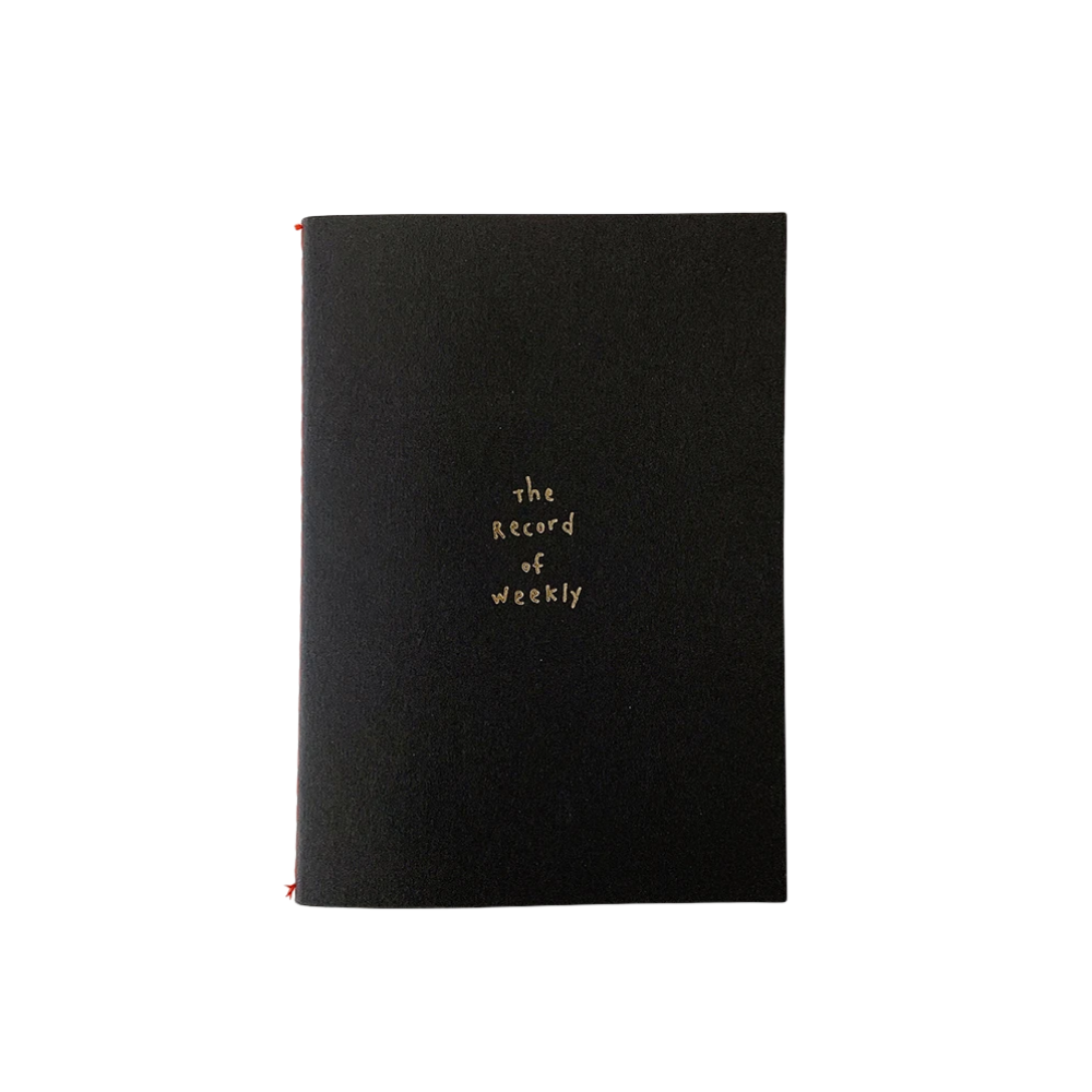 Suatelier 'The Record of Weekly' Notebook - Black