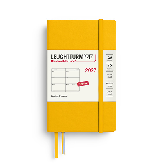 Leuchtturm1917 Weekly Planner 2027 A6 Hardcover