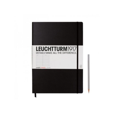 Leuchtturm1917 Notebook Master Classic (A4+) Ruled Black