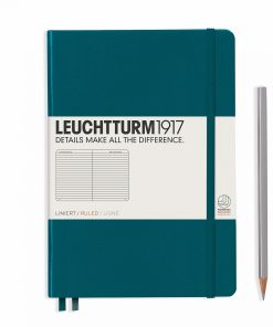 Leuchtturm1917 Notebook Softcover Paperback (B6+) Ruled Pacific Green
