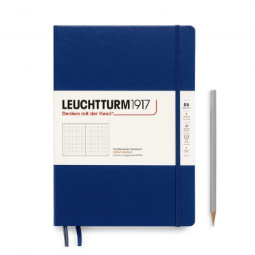 Leuchtturm1917 Notebook Composition (B5) Hardcover Dotted Navy - Pencraft the boutique