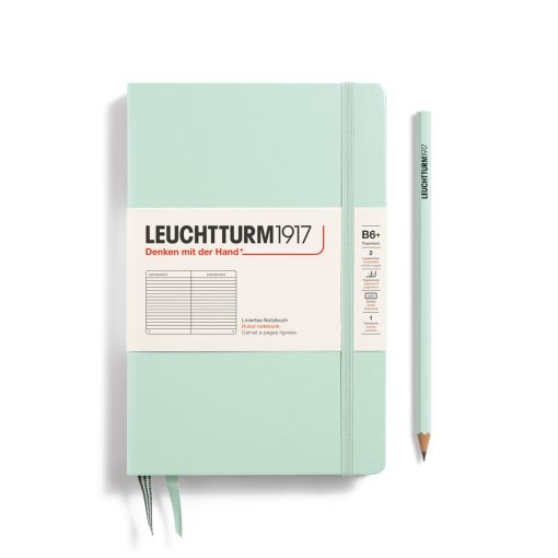 Leuchtturm1917 Notebook Composition (B6+) Hardcover Ruled Mint Green