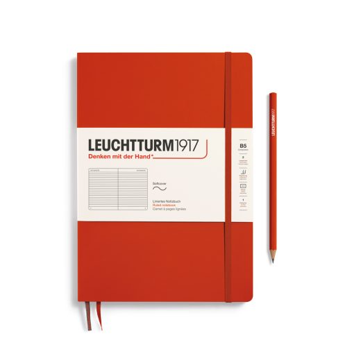 Leuchtturm1917 Notebook Softcover Composition (B5) Ruled Fox Red