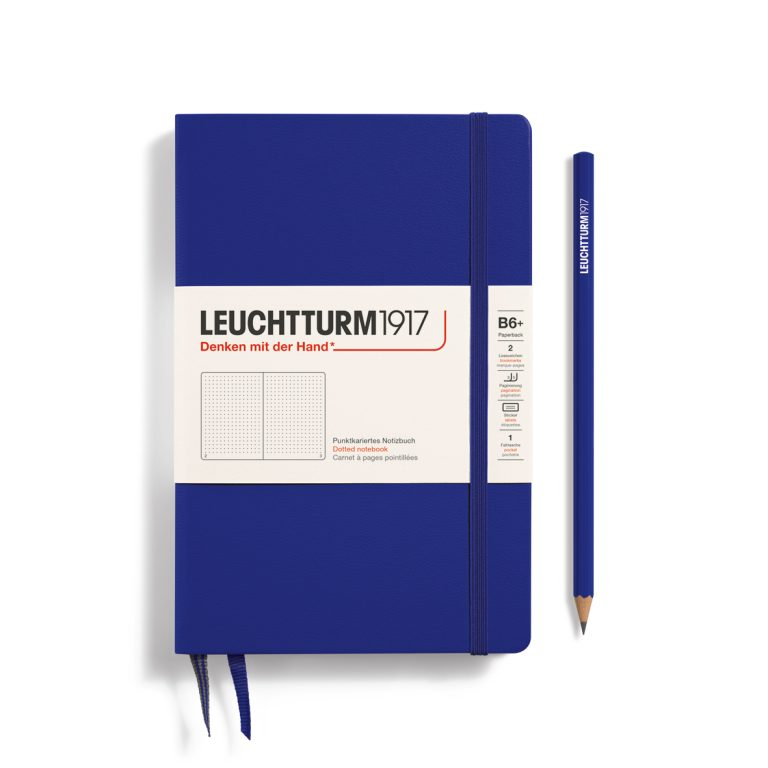 Leuchtturm1917 Notebook Hardcover Paperback (B6+) Dotted Ink