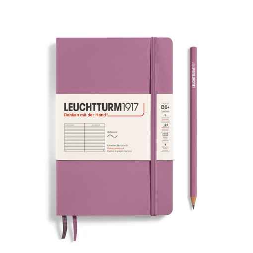 Leuchtturm1917 Notebook Softcover Paperback (B6+) Ruled Dusty Rose