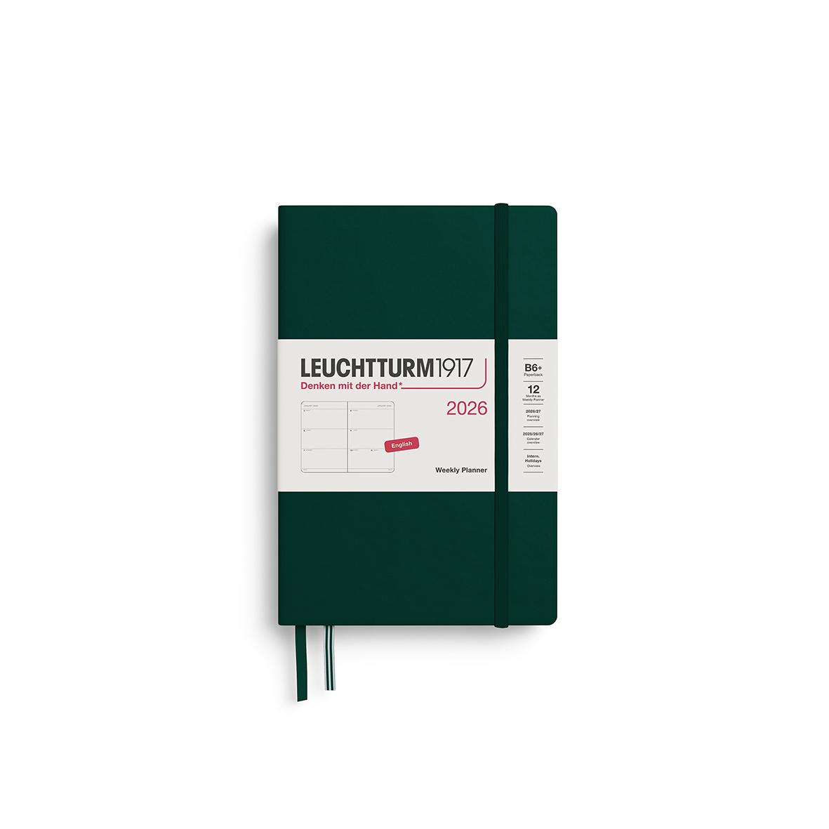 Leuchtturm1917 Weekly Planner 2026 B6+ Softcover - Pencraft the boutique
