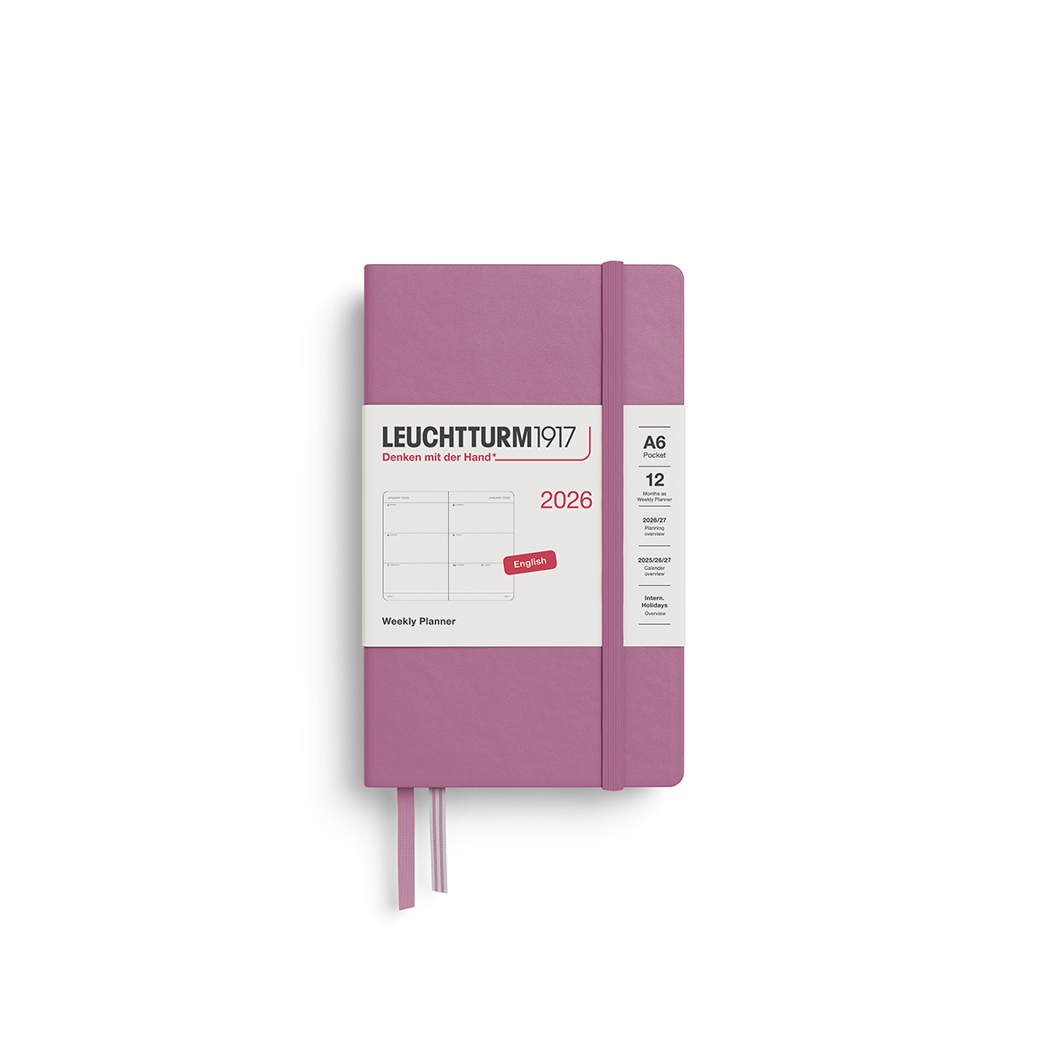 Leuchtturm1917 Weekly Planner 2026 A6 Hardcover - Pencraft the boutique