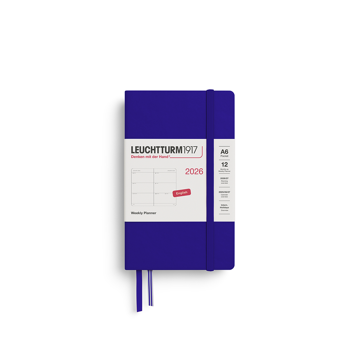 Leuchtturm1917 Weekly Planner 2026 A6 Hardcover - Pencraft the boutique