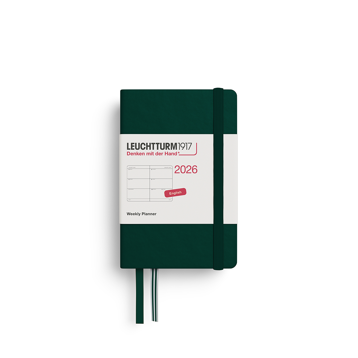 Leuchtturm1917 Daily Planner 2026 Mini A7 2026 Hardcover - Pencraft the boutique