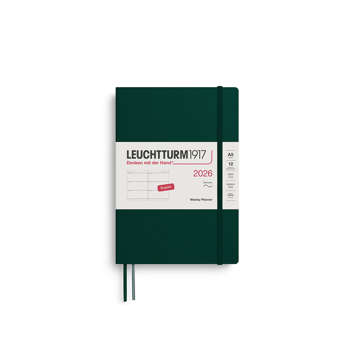 Leuchtturm1917 Weekly Planner 2026 A5 Softcover - Pencraft the boutique