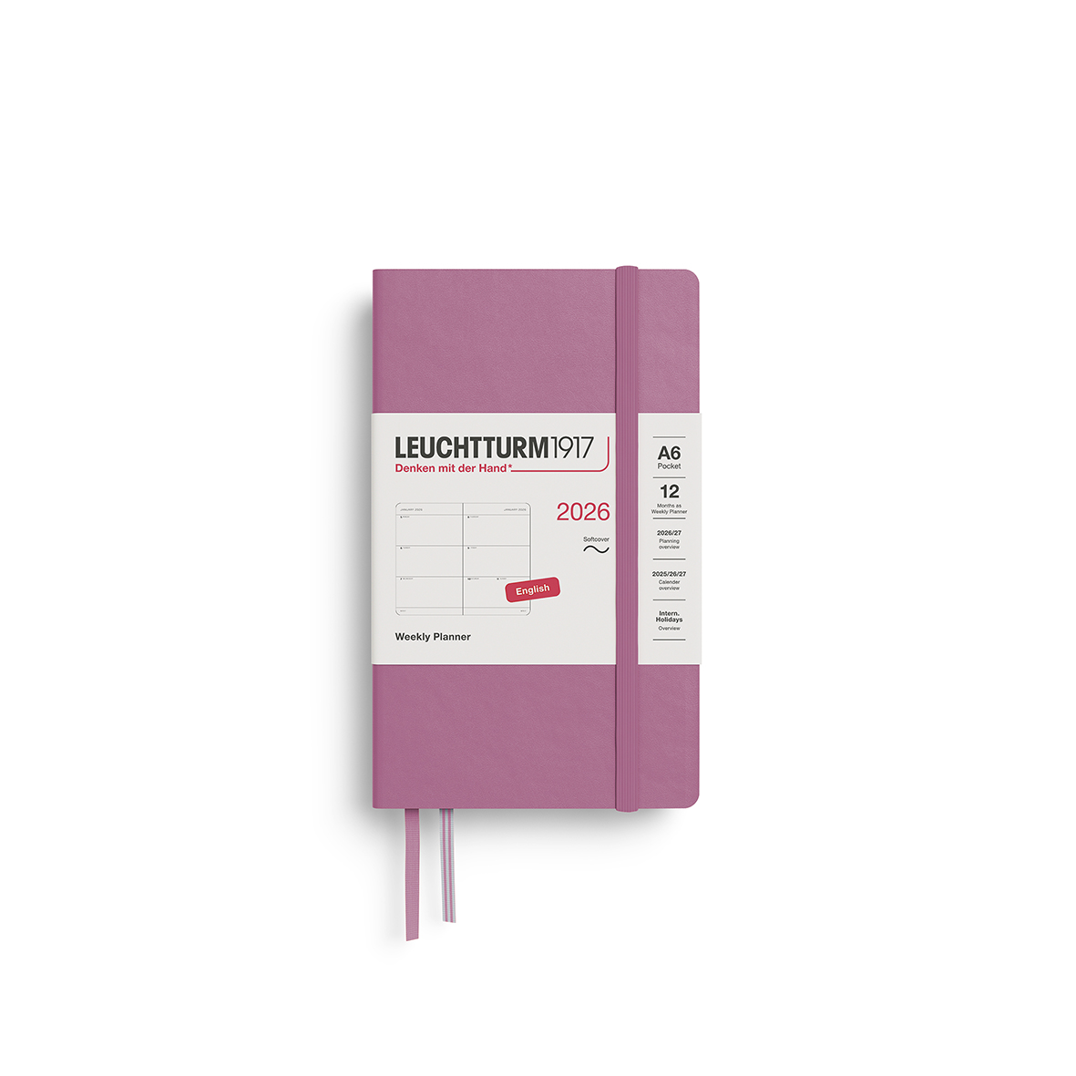 Leuchtturm1917 Weekly Planner 2026 Pocket A6 2026 Softcover - Pencraft the boutique