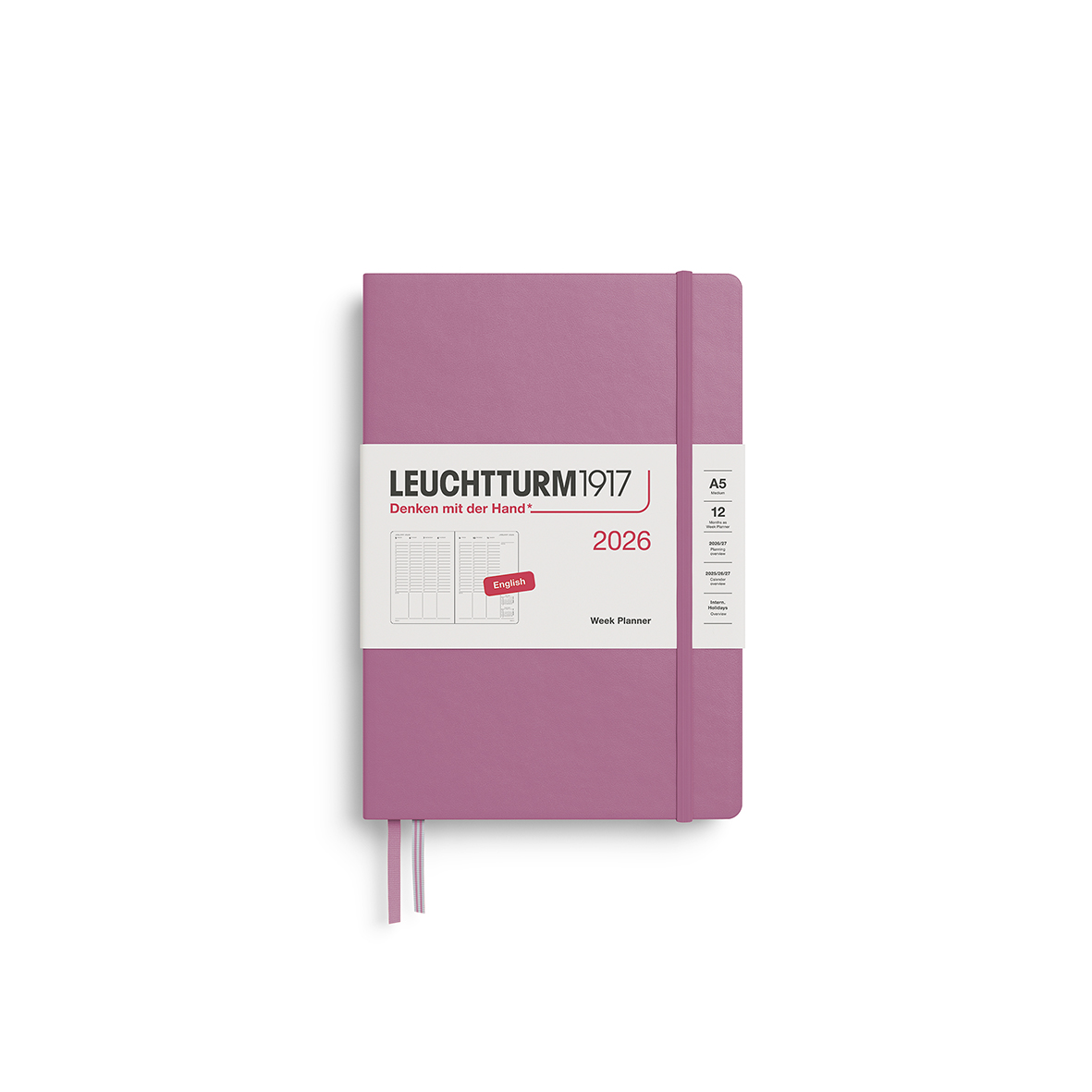 Leuchtturm1917 Week Planner 2026 Medium A5 Hardcover