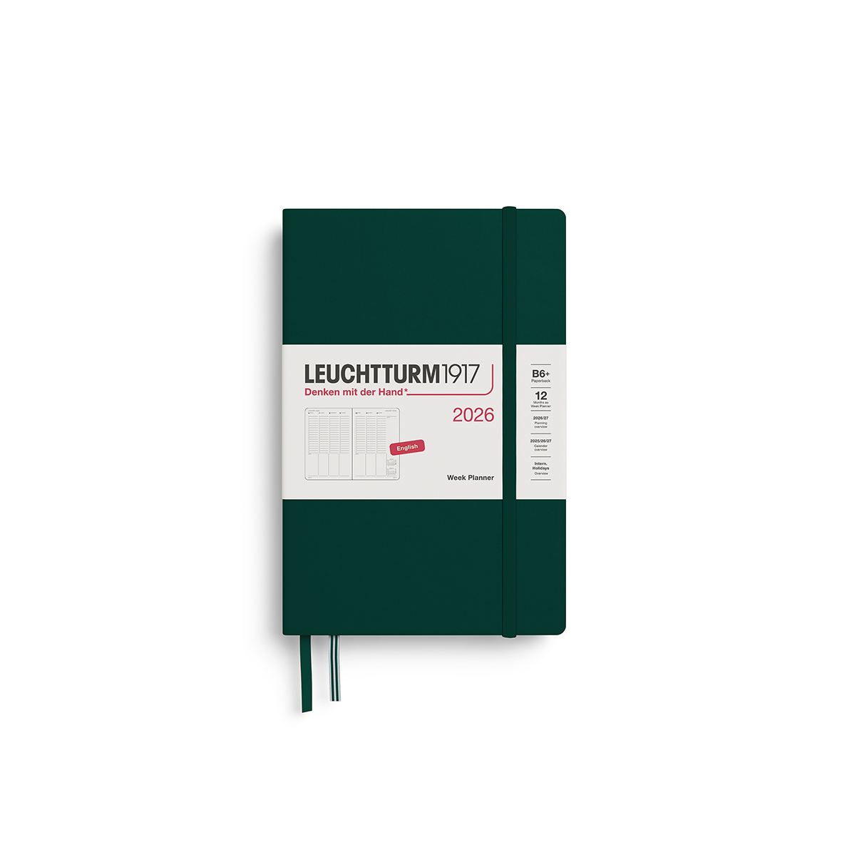 Leuchtturm1917 Week Planner 2026 B6+ Softcover - Pencraft the boutique