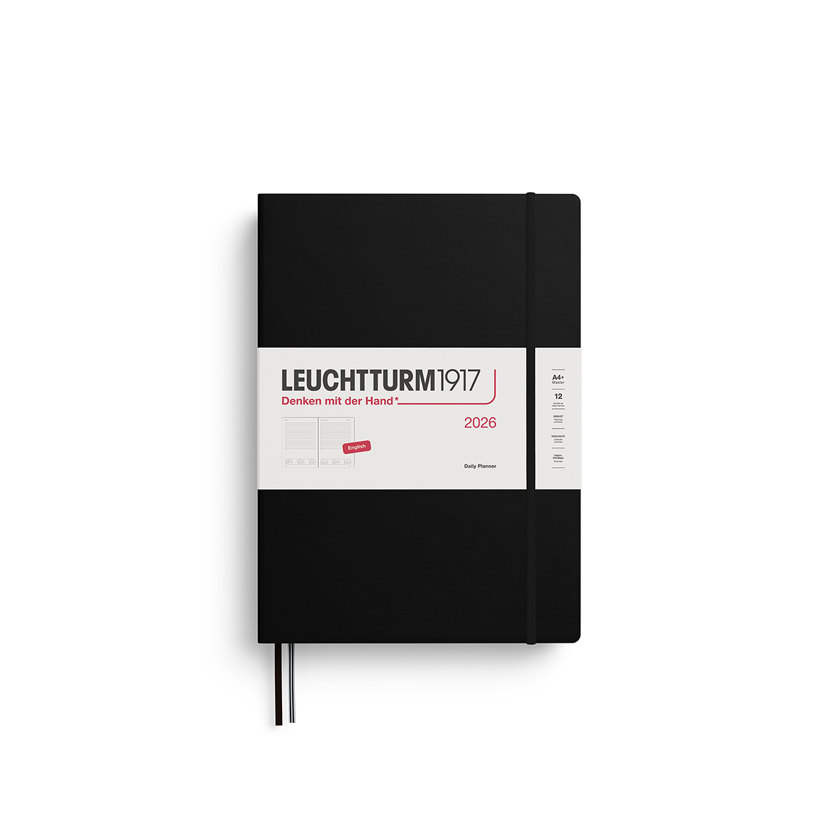 Leuchtturm1917 Daily Planner 2026 A4+ Hardcover - Pencraft the boutique