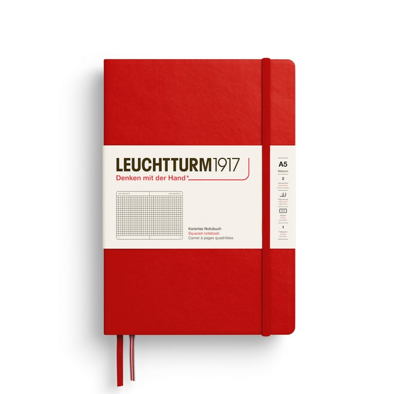 Leuchtturm1917 Notebook Medium (A5) Squared Cherry