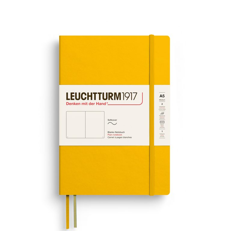 Leuchtturm1917 Notebook Softcover Medium (A5) Plain Sunflower