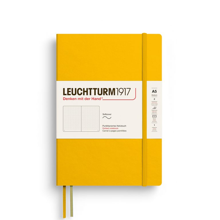 Leuchtturm1917 Notebook Softcover Medium (A5) Dotted Sunflower