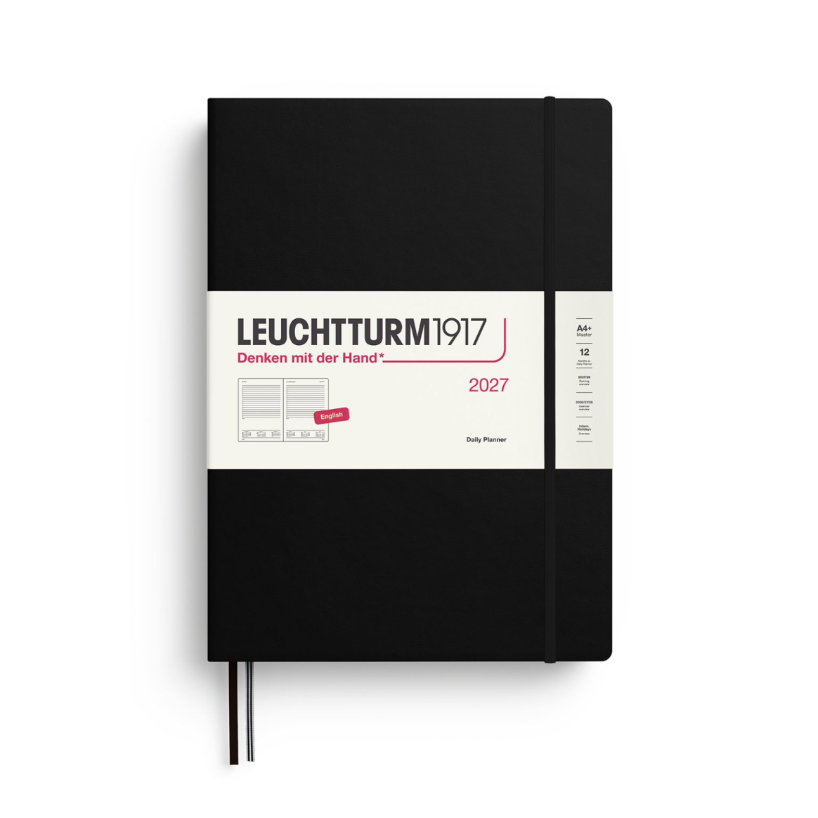 Leuchtturm1917 Daily Planner 2027 Master A4+ Hardcover