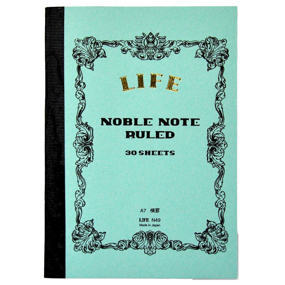 Life Japanese Paper Noble Note Notebook Ruled A7