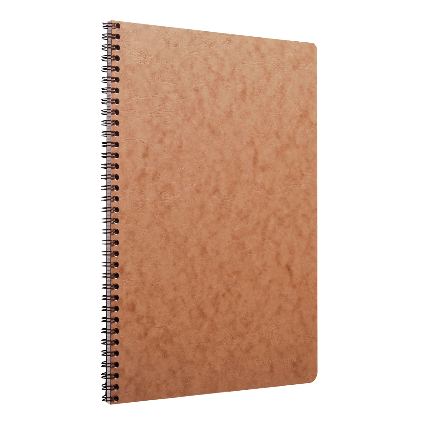 Clairefontaine My Essentials Wirebound Notebook A4 Ruled with Margin Tobacco