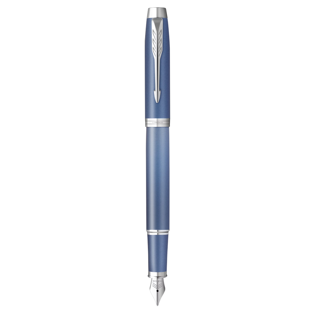 Parker IM Rituals Blue Chrome Trim Fountain Pen