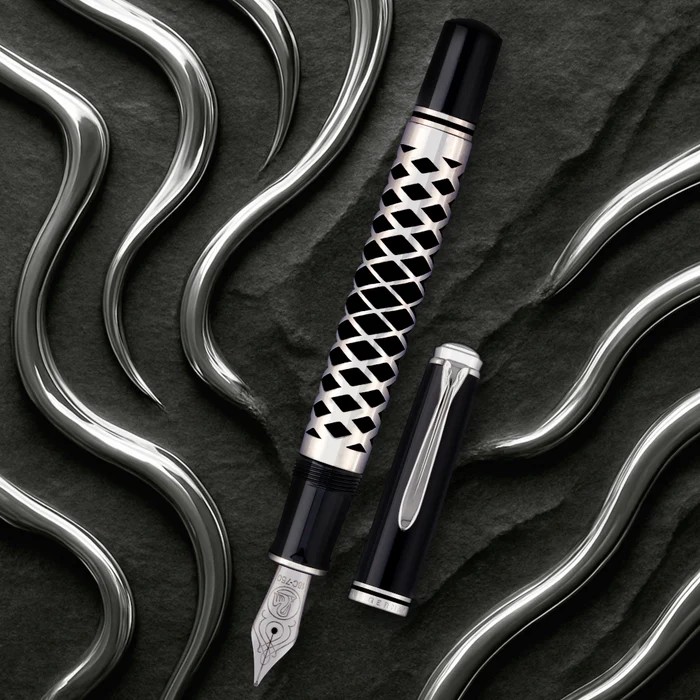 Pelikan Souverän M805 Black Metal Sleeve Fountain Pen - Pencraft the boutique