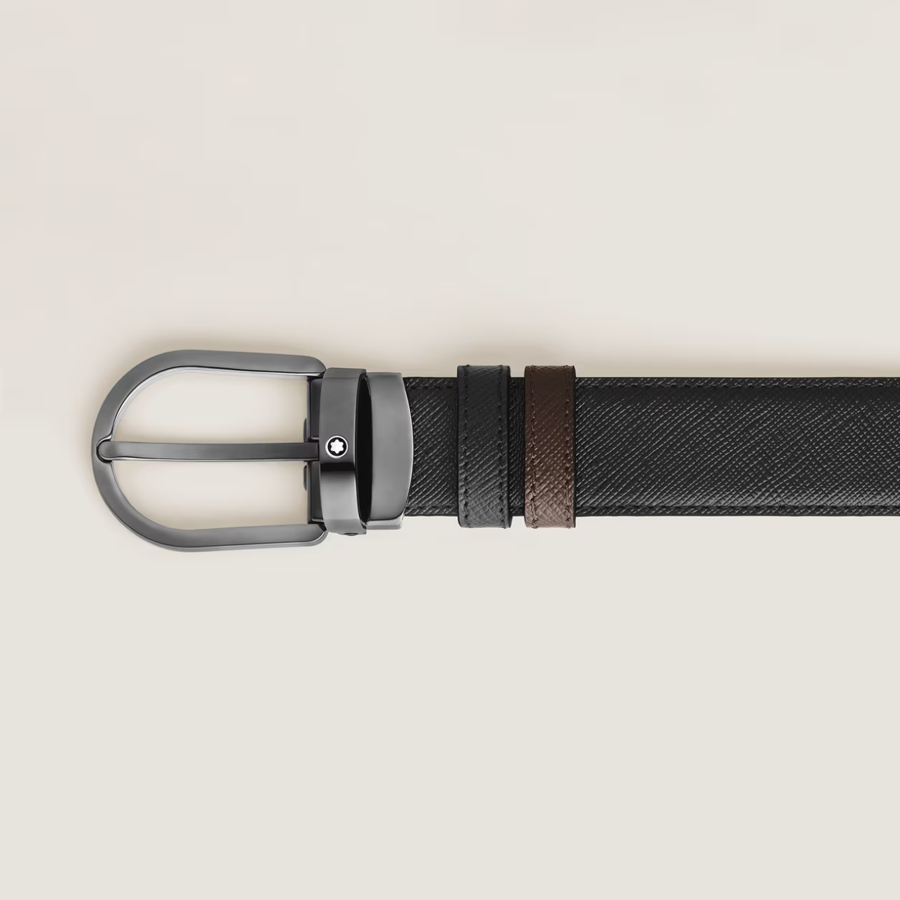 Montblanc Horseshoe 30 mm Belt in Sartorial Leather
