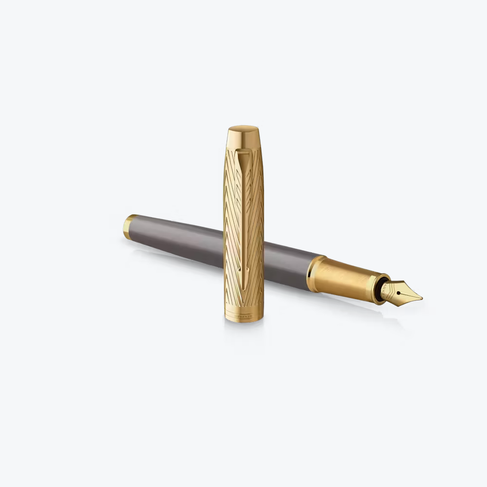 Parker IM Premium Pioneers Collection Arrow Gold Trim Fountain Pen