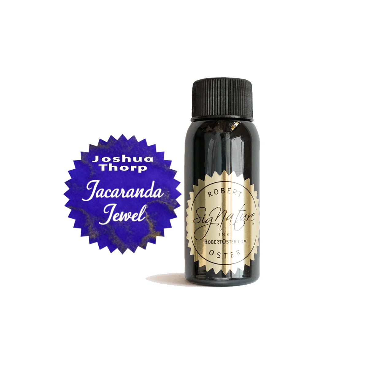 Robert Oster X Joshua Thorp ink bottle 50ml, Jacaranda Jewel