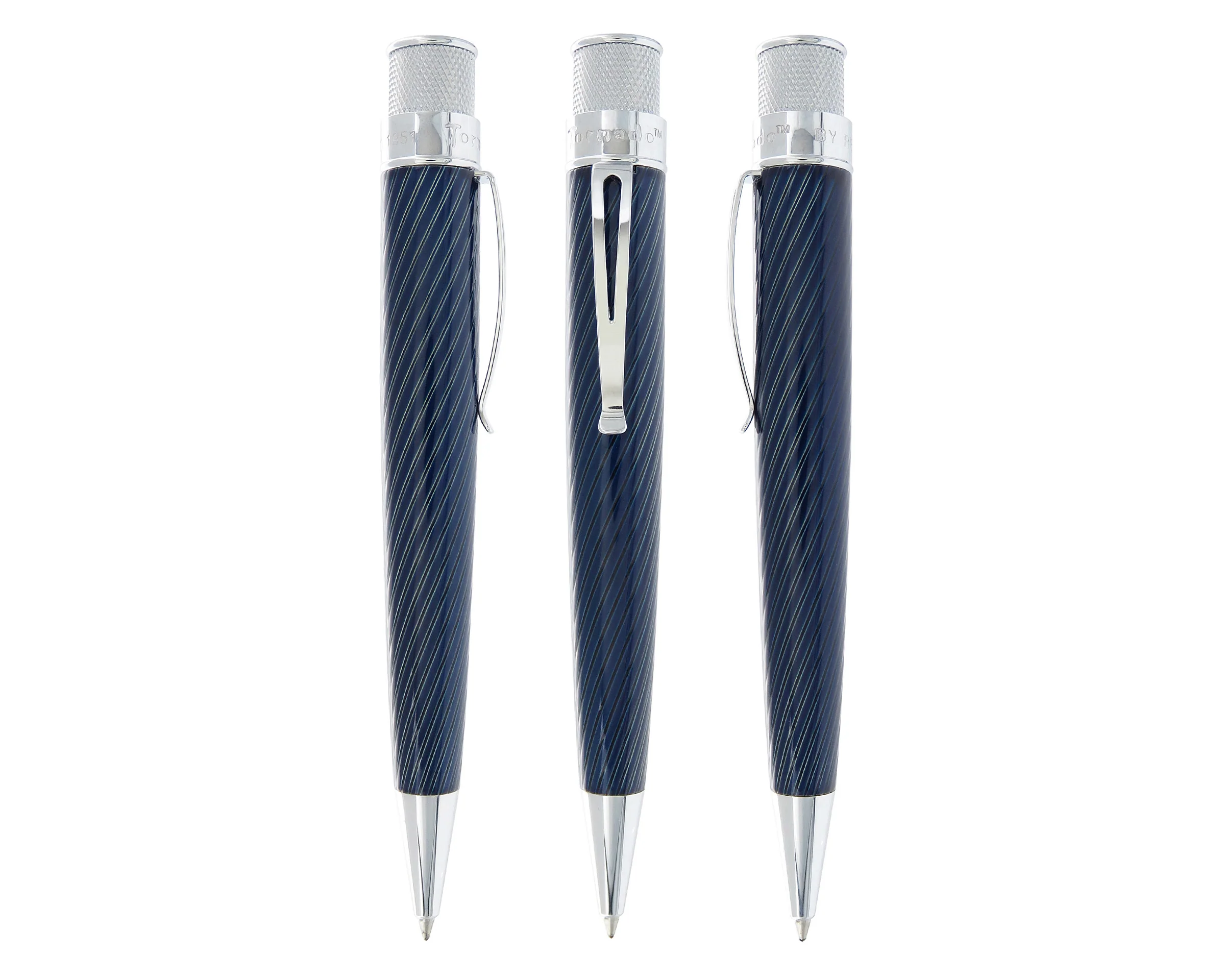 Retro 51 Tornado Big Shot Bronx Blue Rollerball - Pencraft the boutique