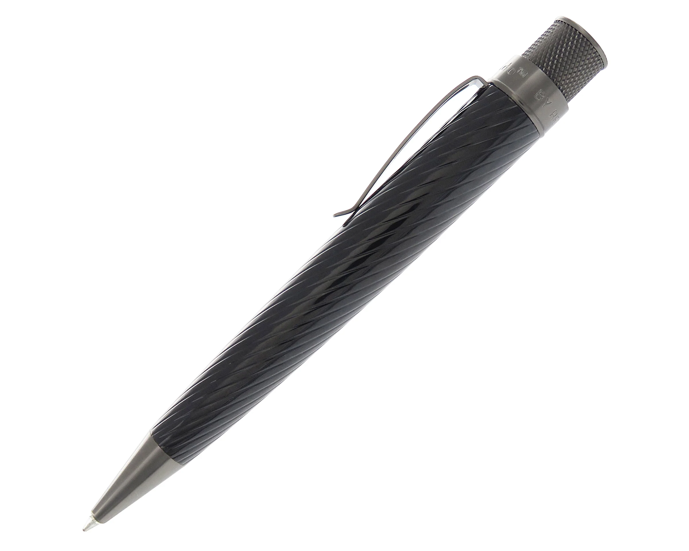 Retro 51 Tornado Big Shot Brixton Black Rollerball - Pencraft the boutique