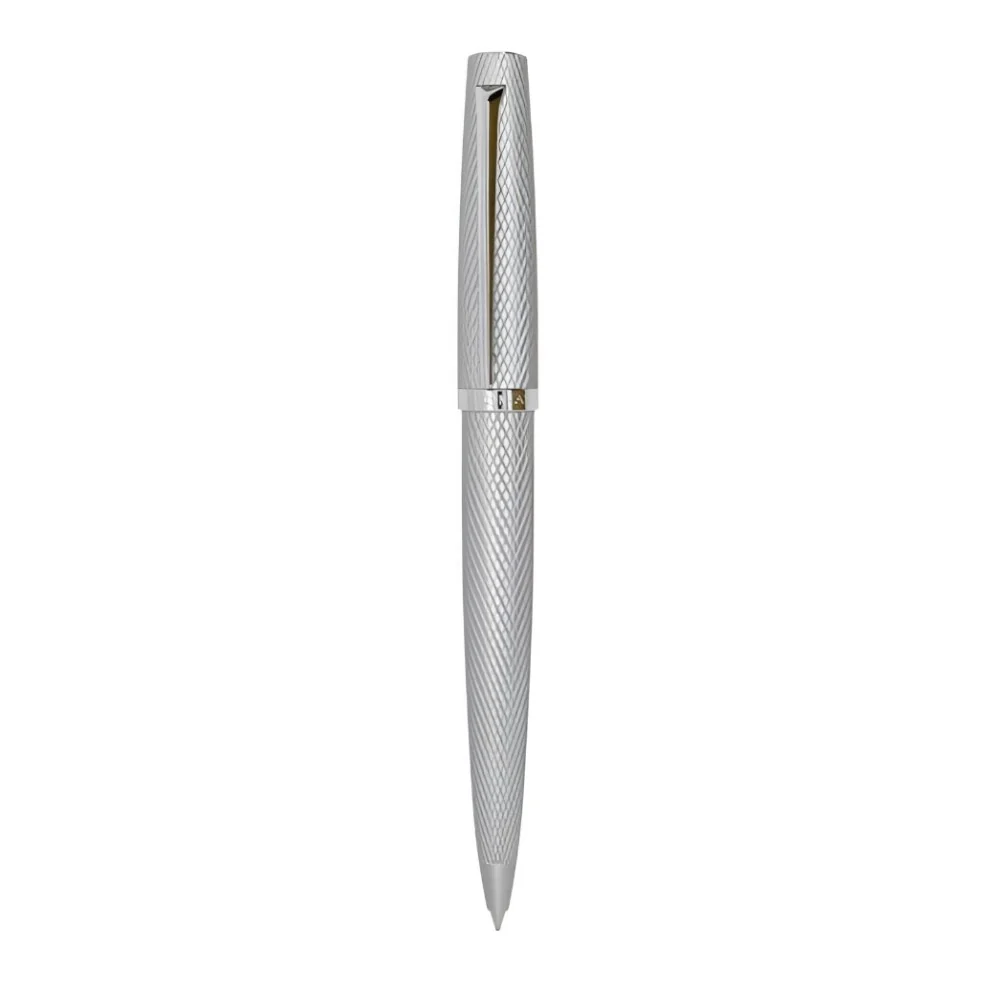 Diplomat Viper Silver Guilloche Ballpoint