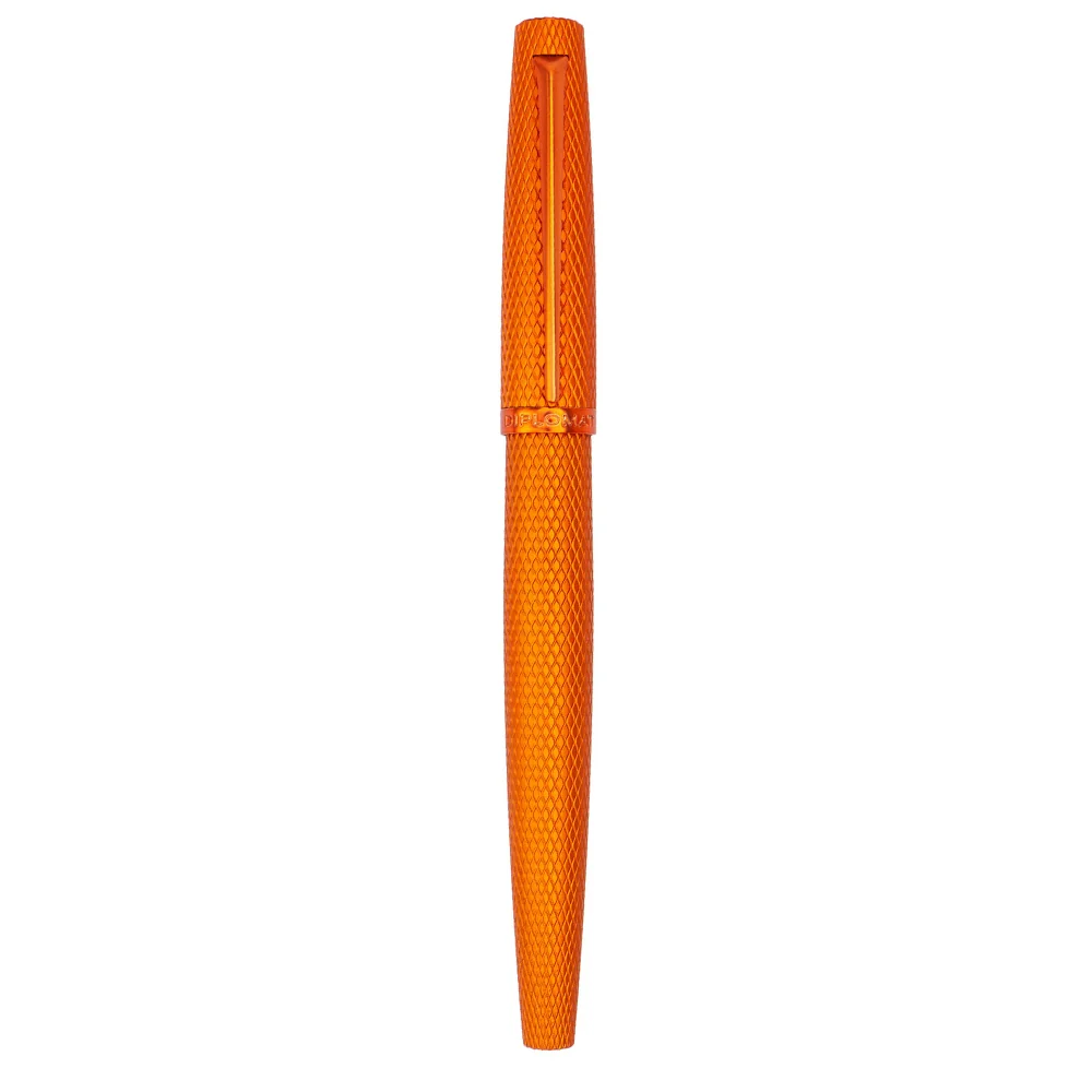 Diplomat Viper Orange Guilloche Rollerball