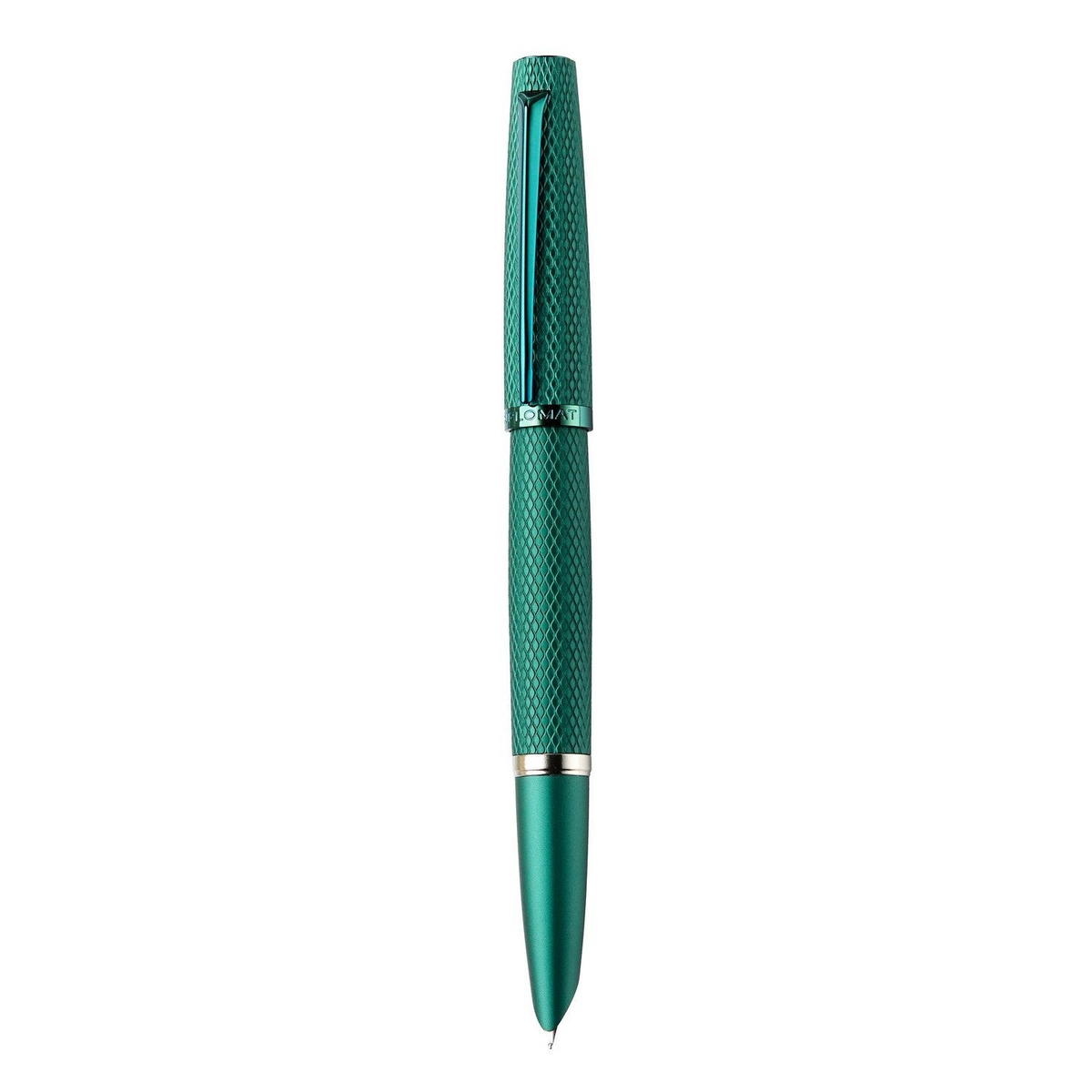 Diplomat Viper Green Guilloche Fountain Pen F/M
